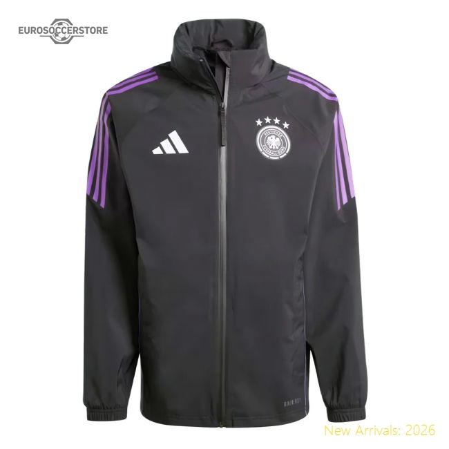 2024-2025 Germany Rain Jacket (Black)