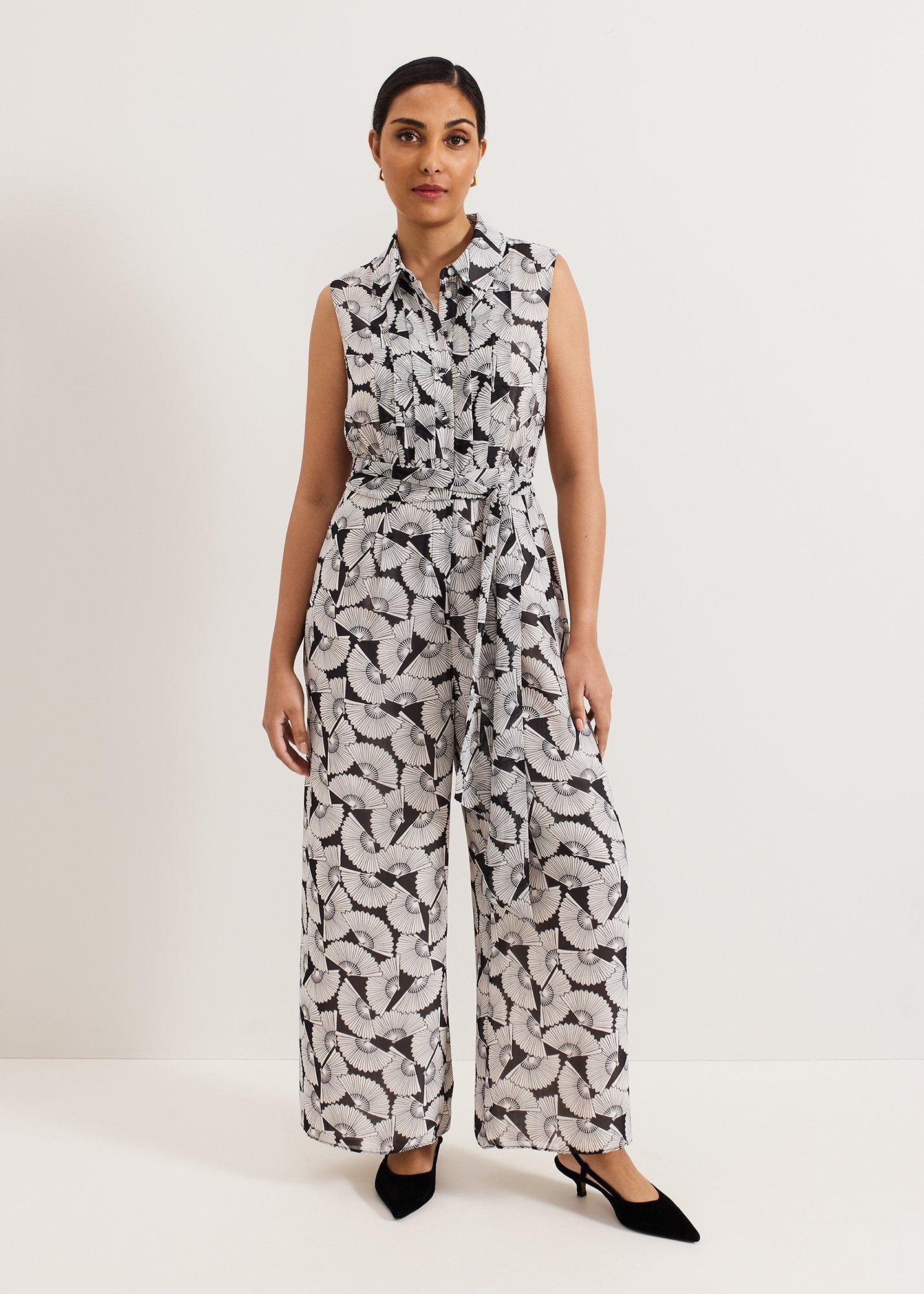 Petite Janine Shirt Wide Leg Jumpsuit
