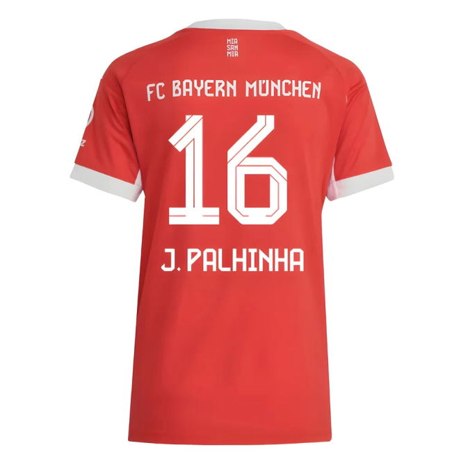 2025-2026 Home Shirt by Bayern Munich (Ladies
