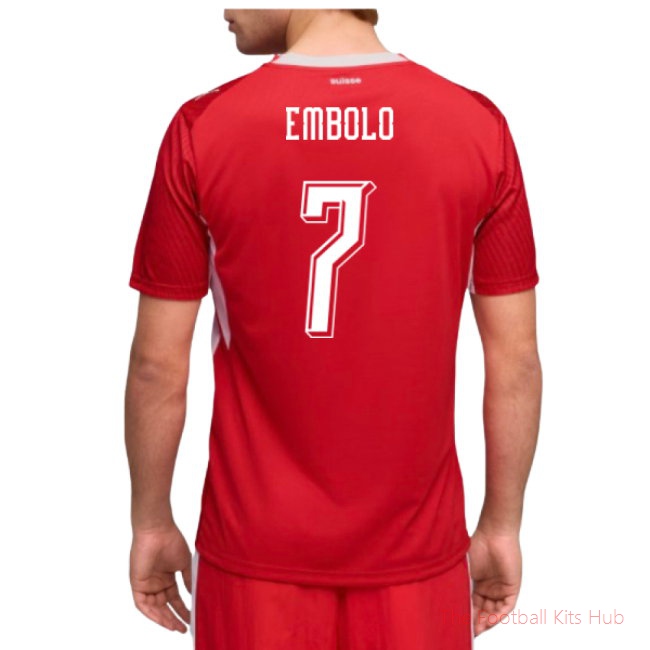 [JED] 2026/27 Switzerland Home Shirt (Embolo 7)