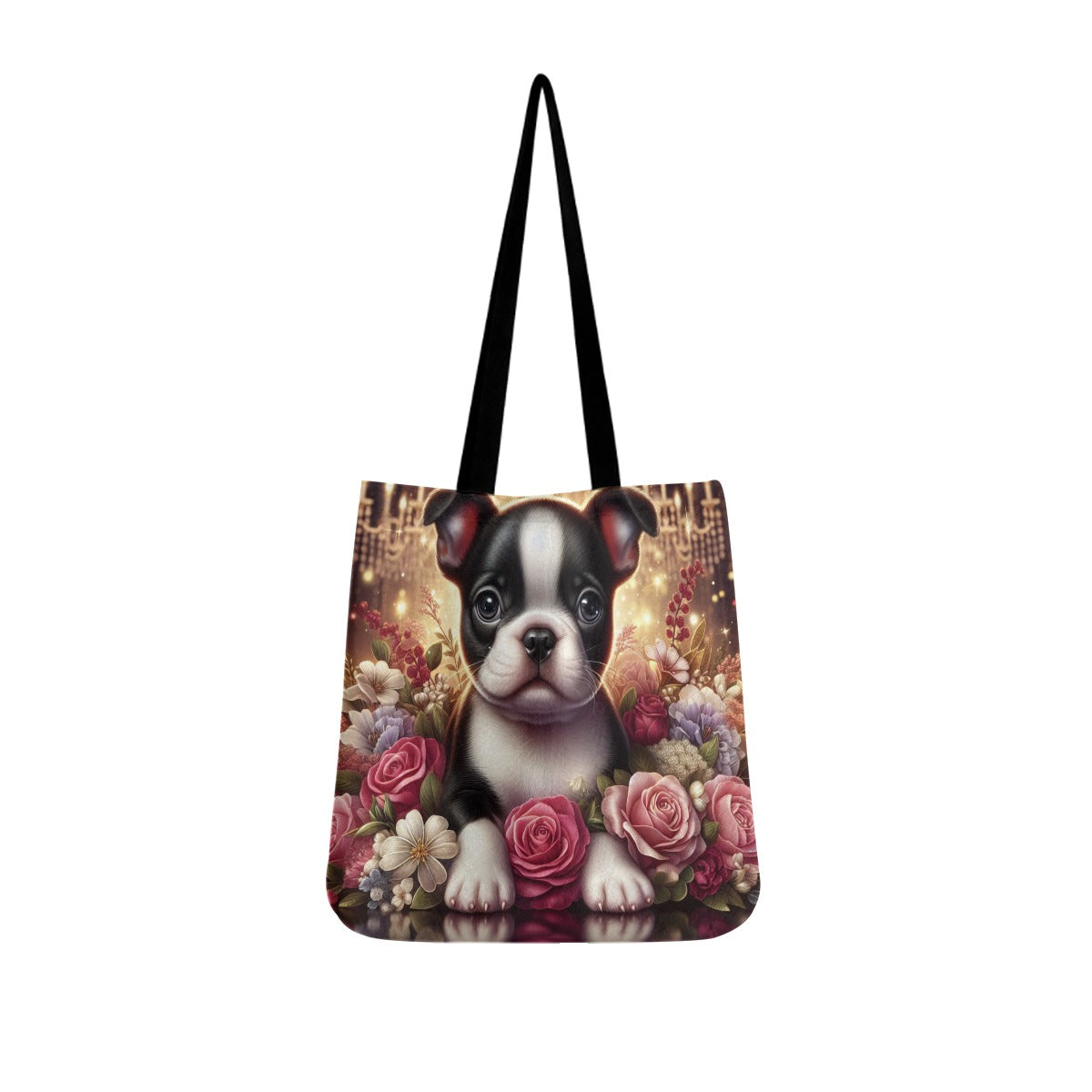 Fashion-Forward Rudy - Cloth Tote Bags For Boston Terrier Lovers for Dog