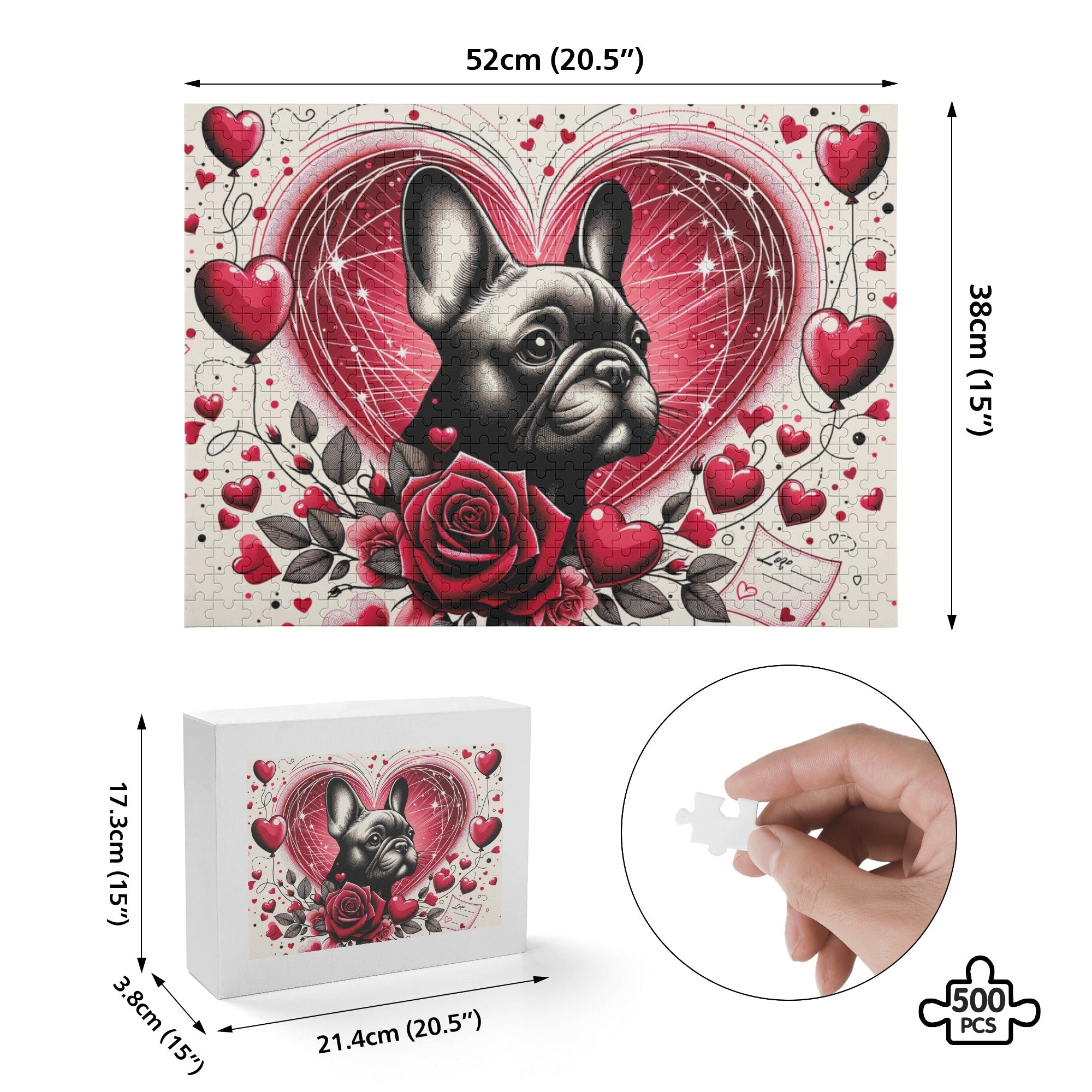 Durable Trendy Molly - 500-piece Wooden Puzzle for Street Style Durable