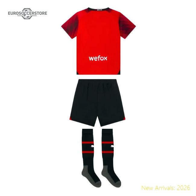 Child-friendly Mini Football Team Jersey 2023-2024 Machine-washable