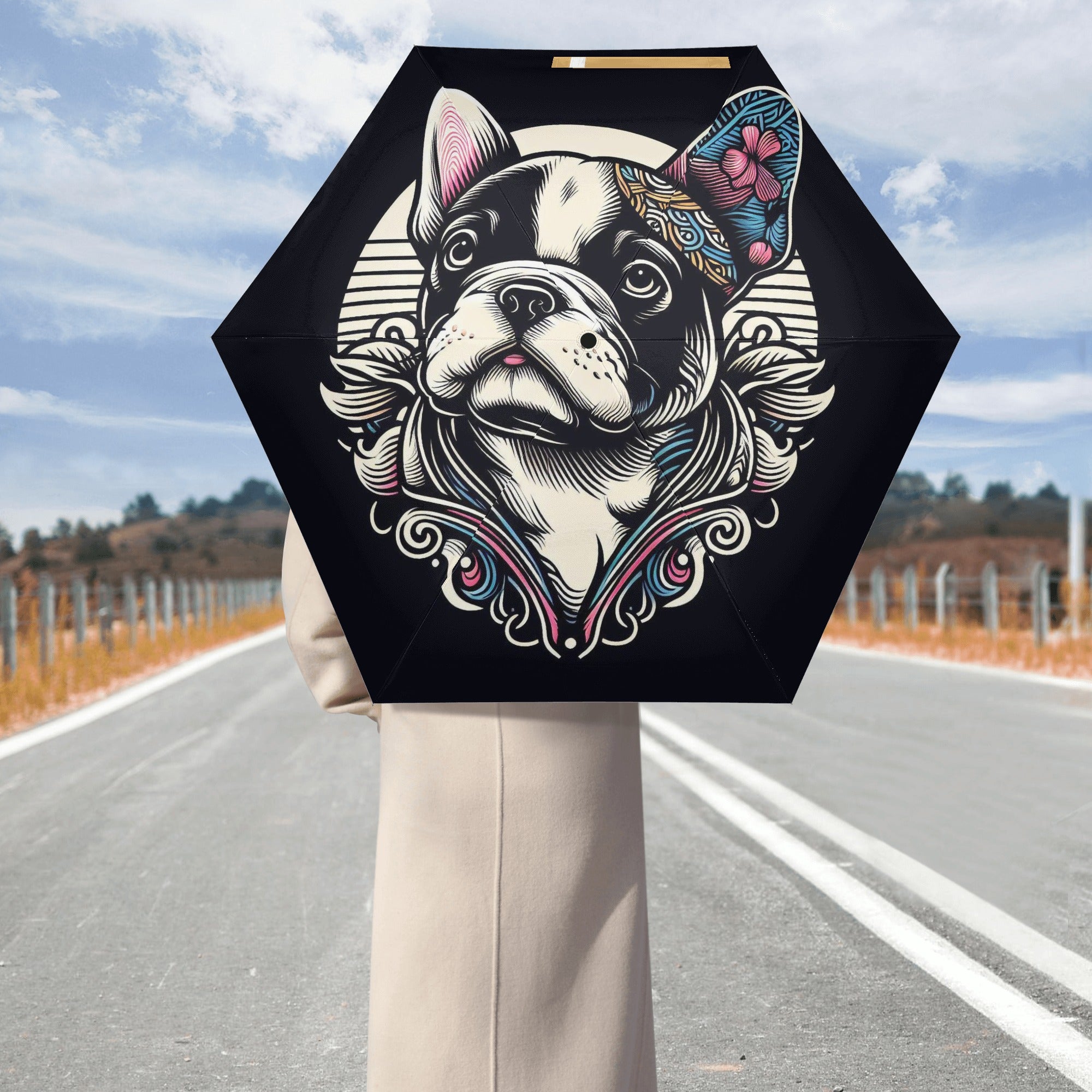 French Bulldog Stella - French Bulldog Umbrella Outdoor Use