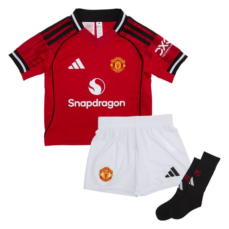 Manchester United Home Shirt 2025/26 Mini Kit Kids