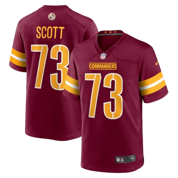 None Trent Scott Game Jersey - Burgundy | NFL Player Jersey | NFL Foot