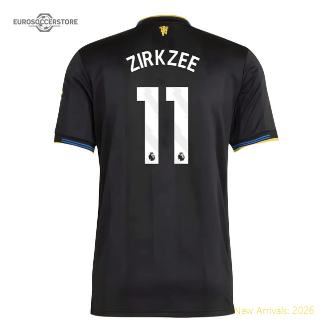 2025-2026 Man Utd Authentic Third Shirt (zirkzee 11) - Collectors Item