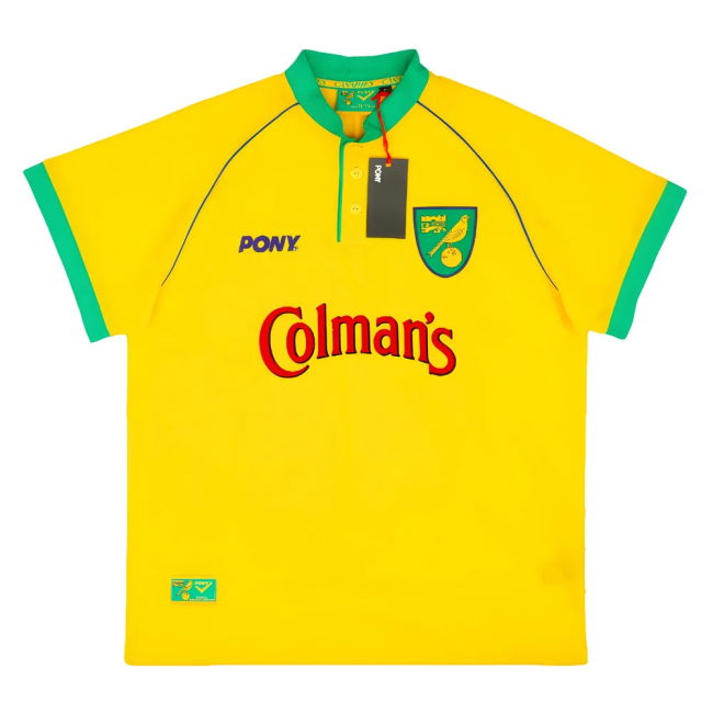 Vintage Jersey 1997-1999 Norwich Home Top-Tier Breathable Fabric #449