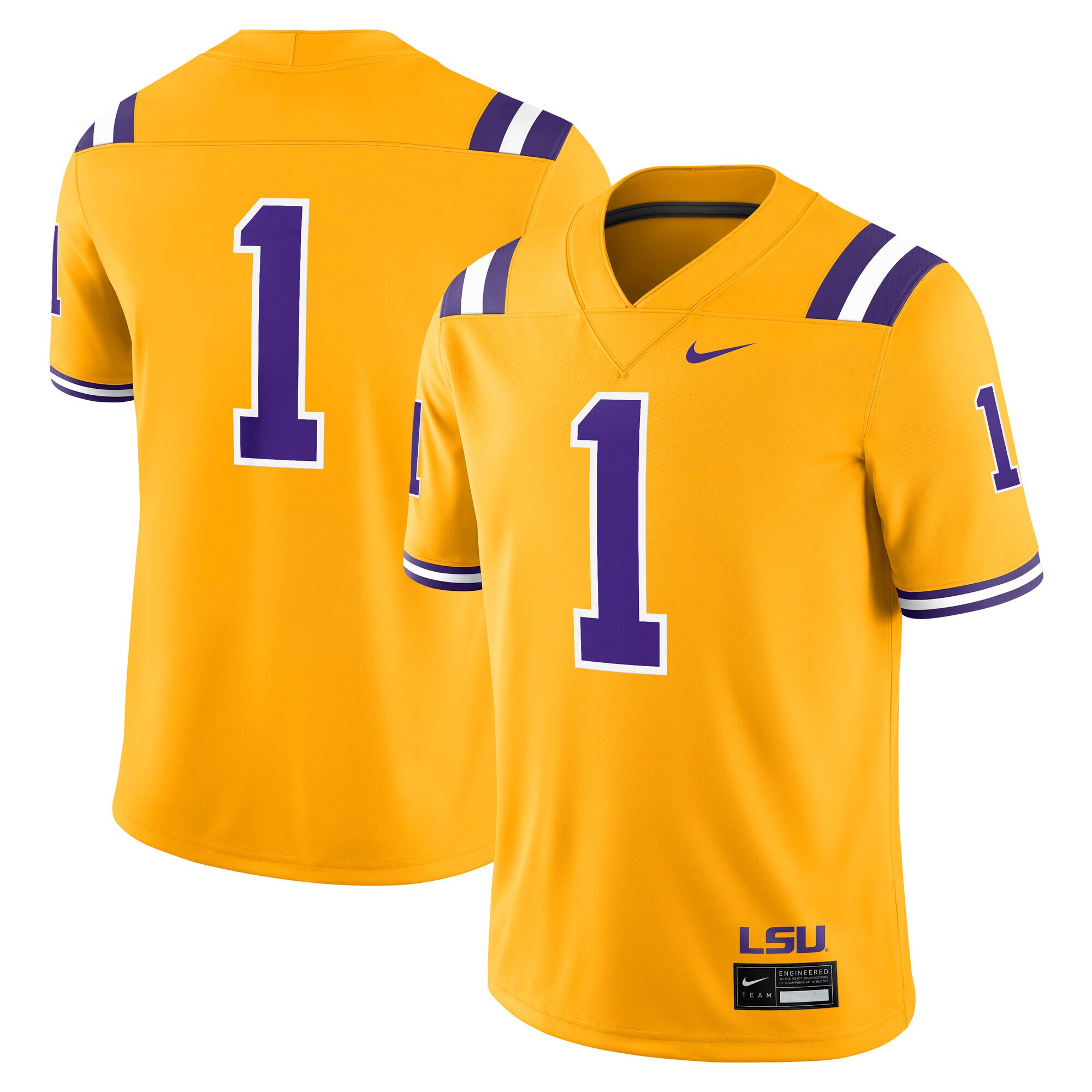 [DDG] LSU Tigers Alternate Game Jersey - Gold