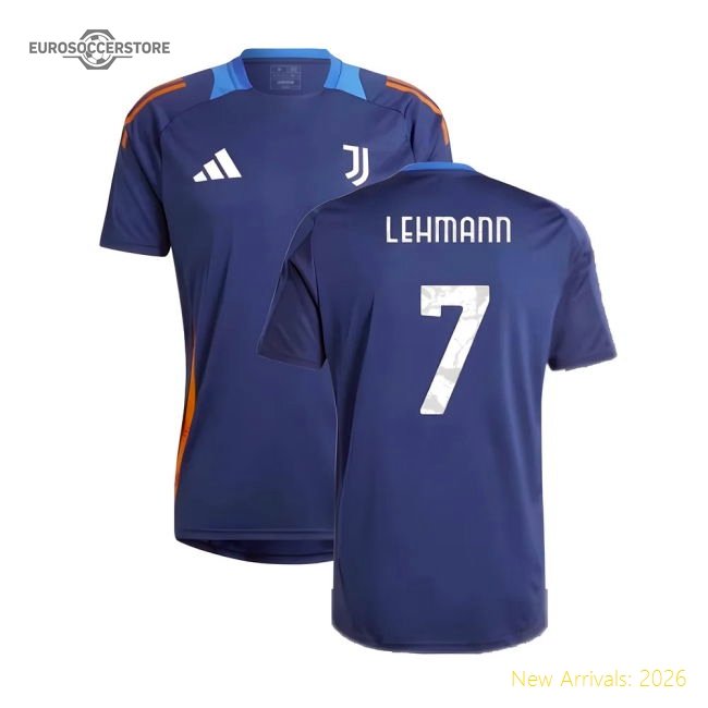 2024-2025 Juventus Training Jersey (Navy) (Lehmann 7) In Multiple Sizes