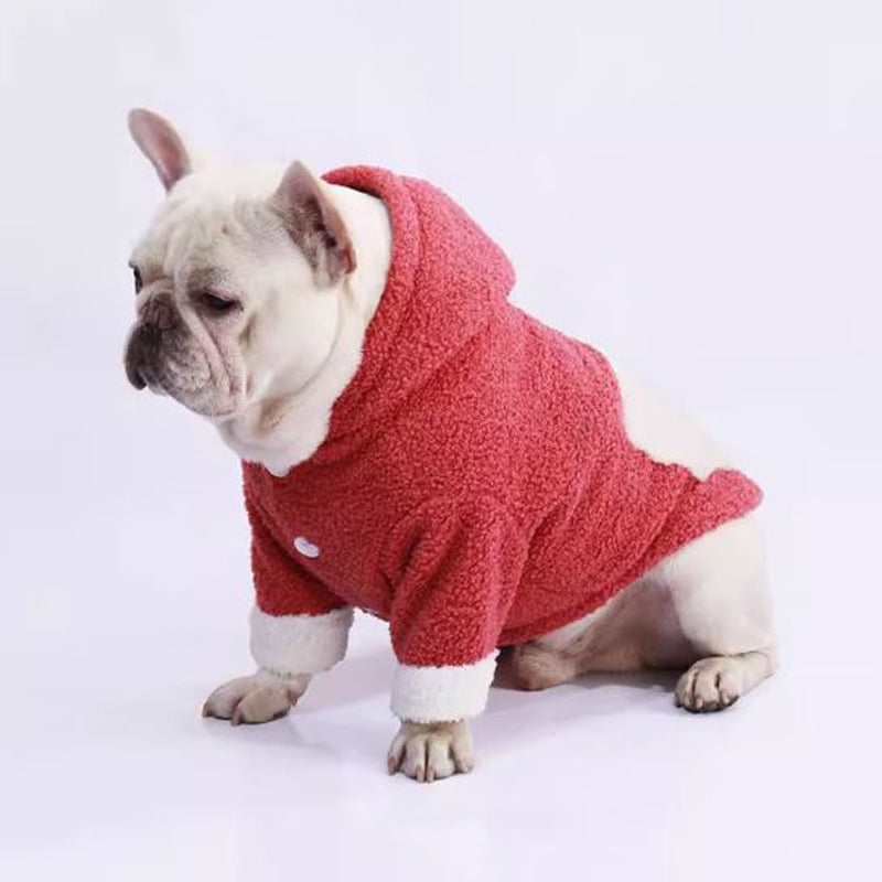 FurryChic Luxurious Plush Frenchie Hoodie