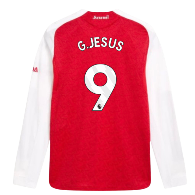 Arsenal Soccer Club Sleek Home Team Kit (Jesus 9)