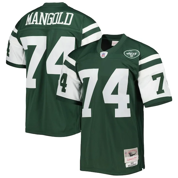 None Nick Mangold Replica Jersey - Green | NFL Player Jersey