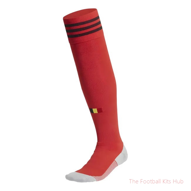 2020-2021 Belgium Home Adidas Football Socks (Red)