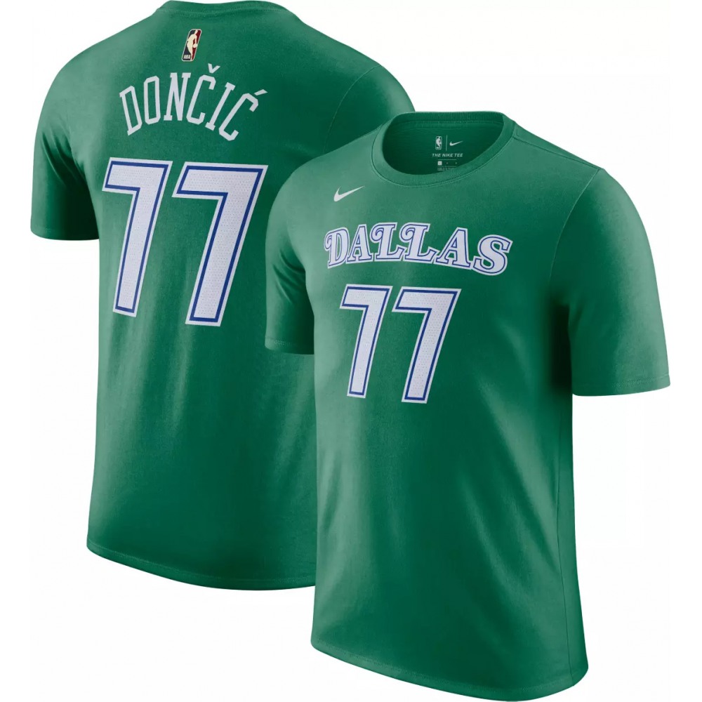 Elite 77 Dallas Mavericks Jersey Green - - Game Day Essential