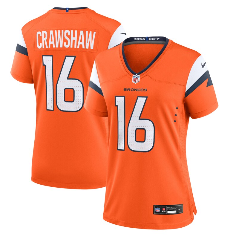 None Jeremy Crawshaw DEN Broncos Powerful Game-Ready Jersey for NFL Fa