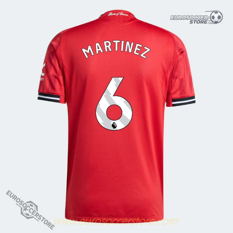 Manchester United 25-26 Home Jersey (Player Version) - MARTINEZ 6