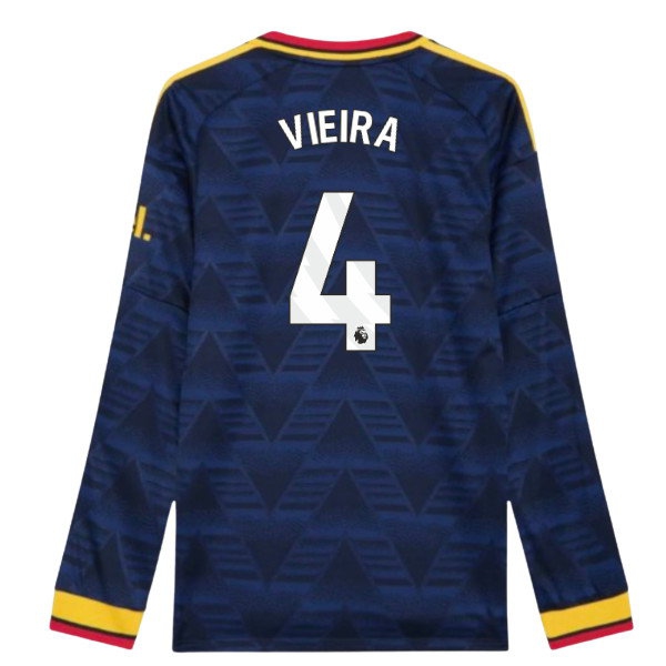 [WSG] 2026 2027 Arsenal Long Sleeve Shirt Away Authentic Apparel (Vieira 4)