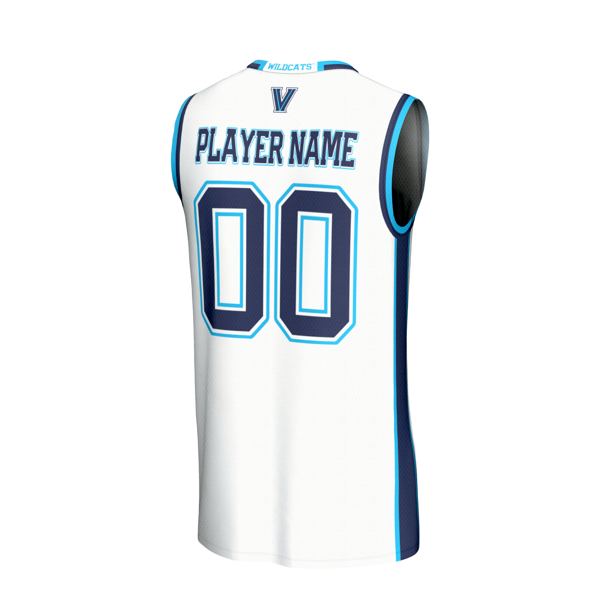 [DDG] Villanova Wildcats GameDay Greats Youth Lightweight Collegiate Women's Basketball NIL Pick-A-Player Fashion Jersey - White