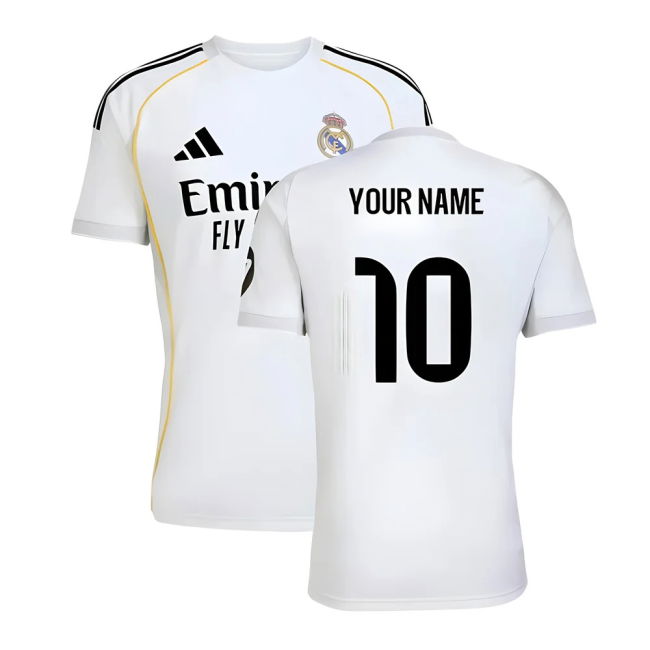 2025-2026 RM Home Football Shirt (Your Name) Reinforced Seams