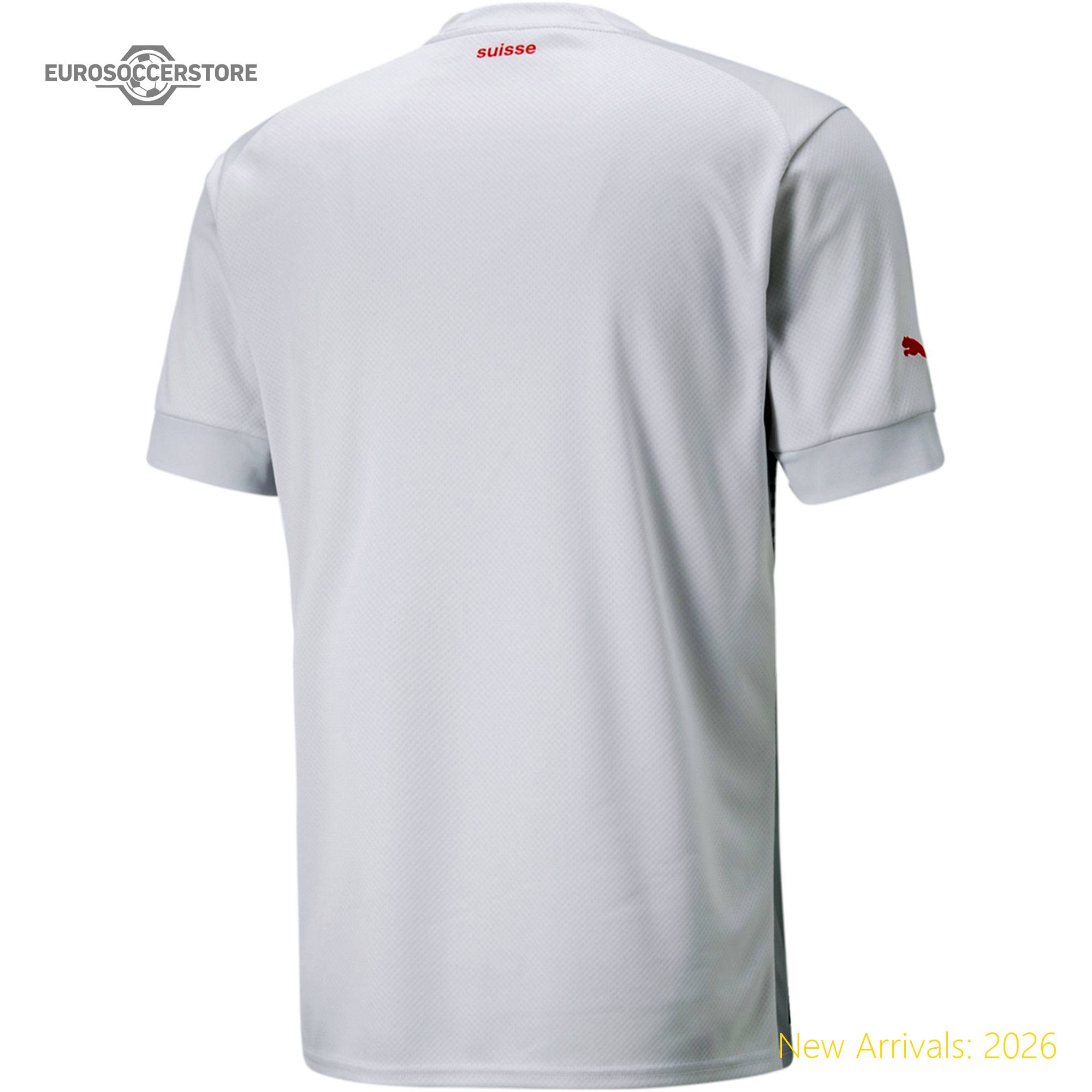 Official Team Merchandise Men Swi Team High-quality Away Jersey 2022