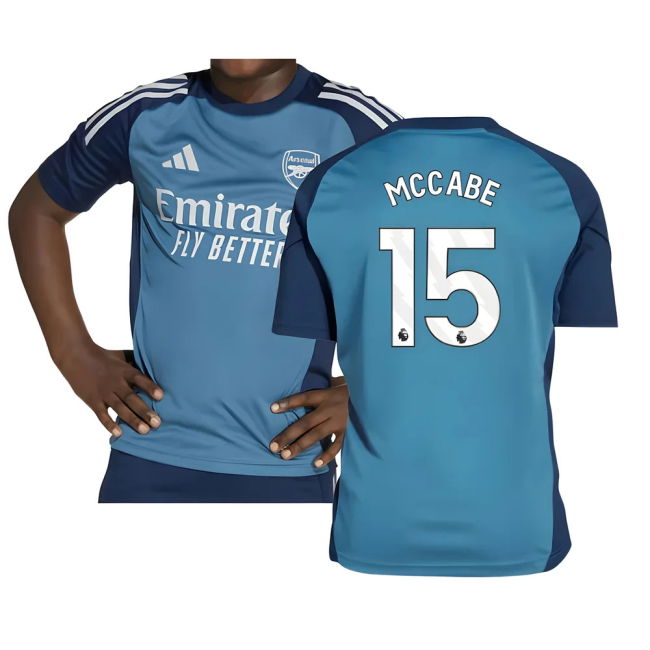 vintage 2025-2026 Arsenal Training Shirt (Blanch Blue) - Kids (McCa...