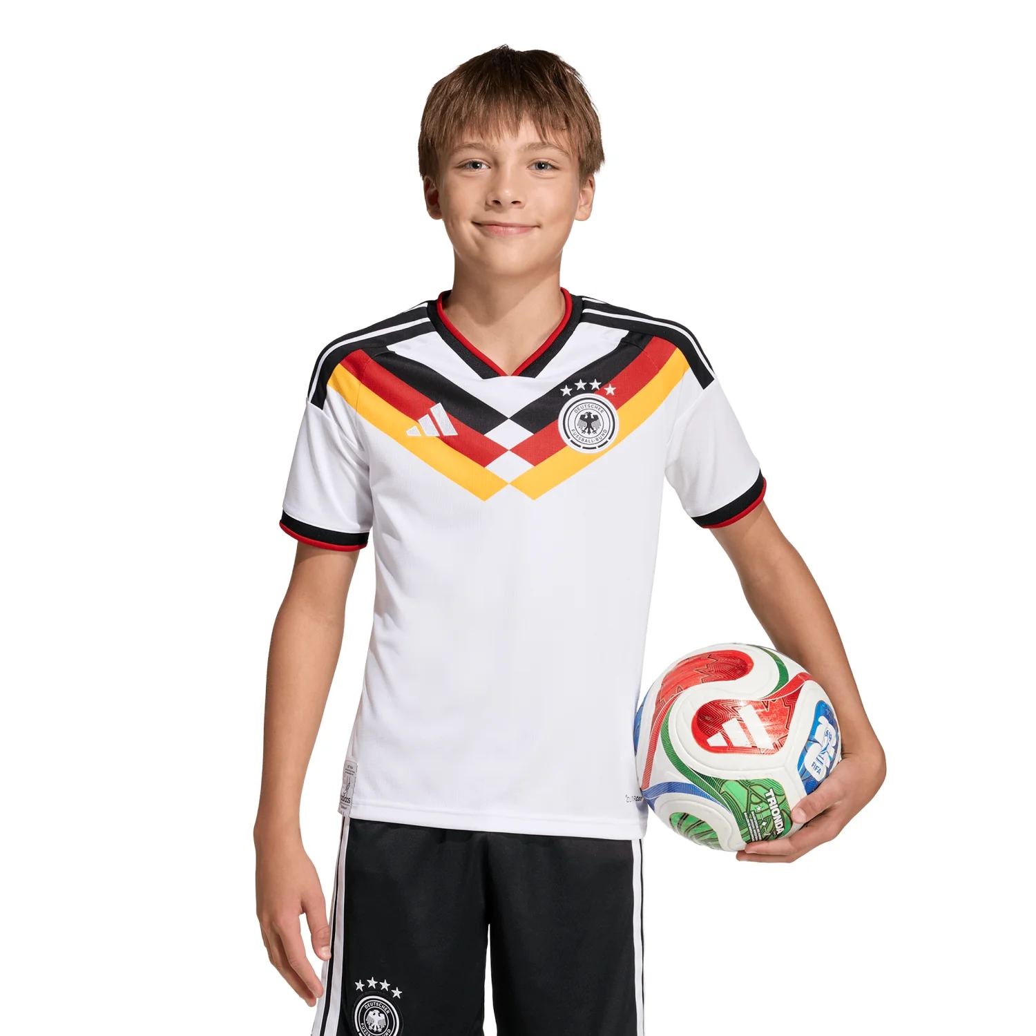 adidas Germany 2026 Home Jersey Youth - DFB Heritage Edition