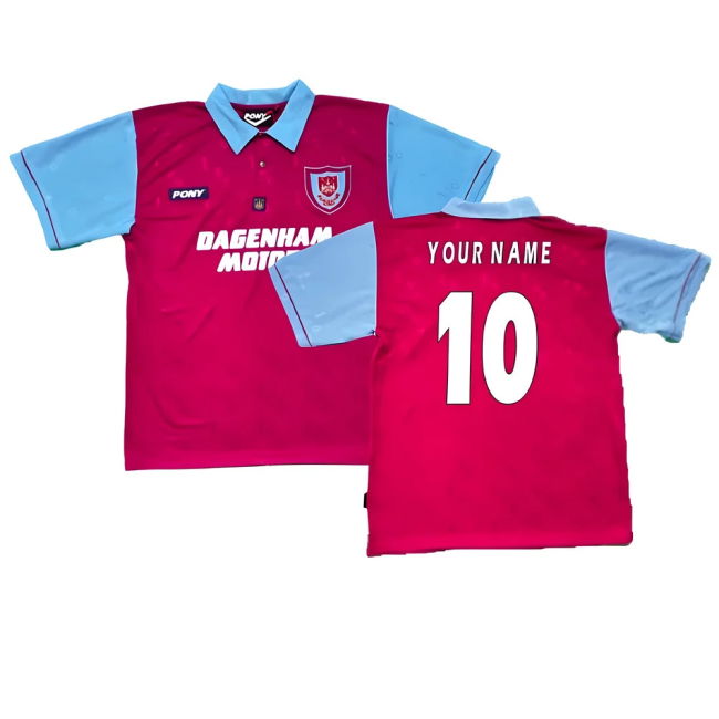 Authentic Jersey 1995-1996 West Ham Home Flexible Affordable Your#634