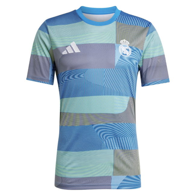 2025-2026 Real Madrid Pre-Match Shirt (Blue)