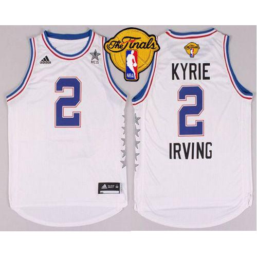 White Kyrie Irving #2 Jersey - On Sale Basketball Jersey NBA Fan Apparel
