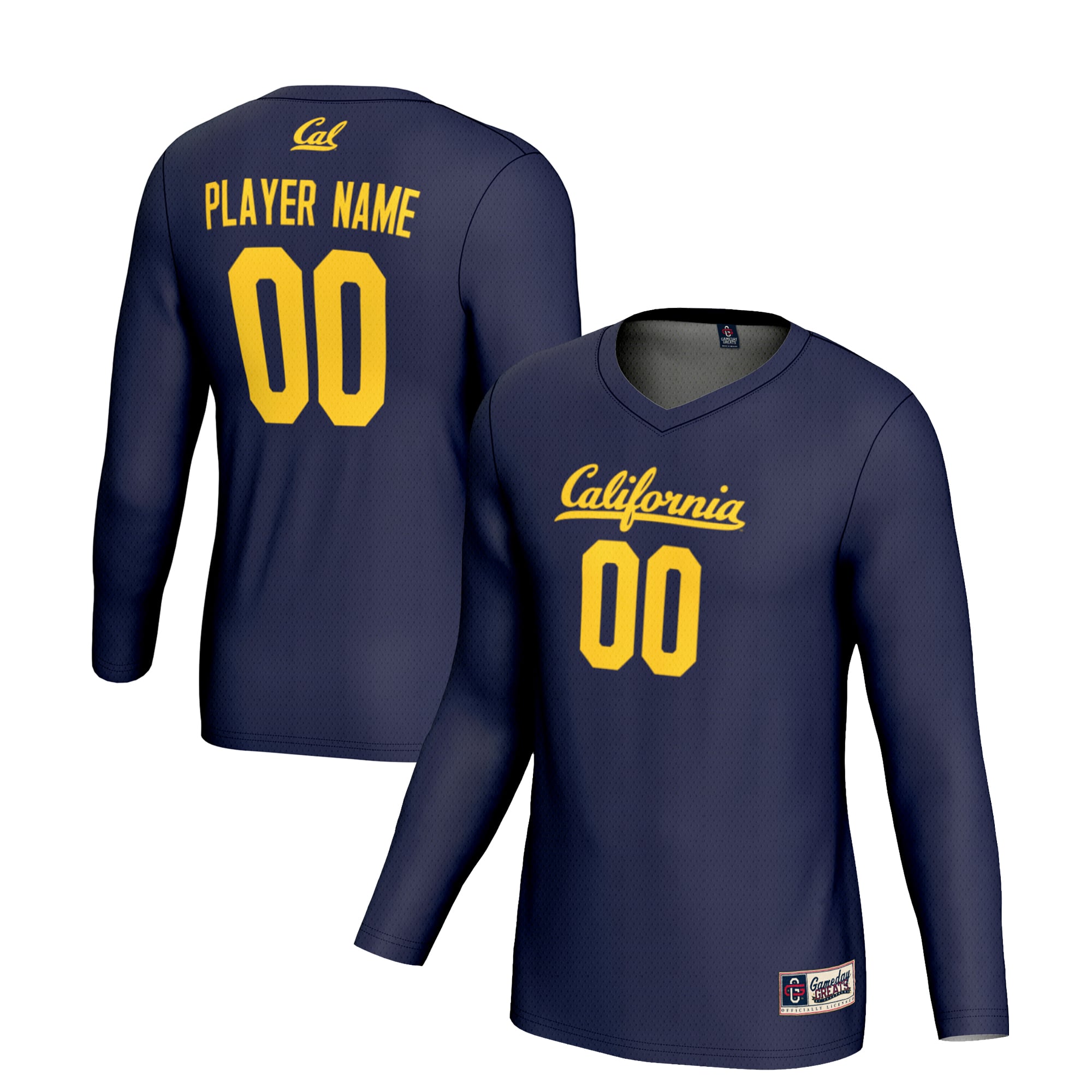 Cal Bears GameDay Greats Unisex NIL Pick-A-Player Lightweight Women's Volleyball Jersey - Navy