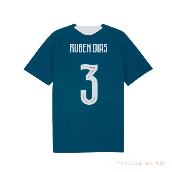 2026-2027 Portugal Training Jersey (Ocean Tropic) (Ruben Dias 3)