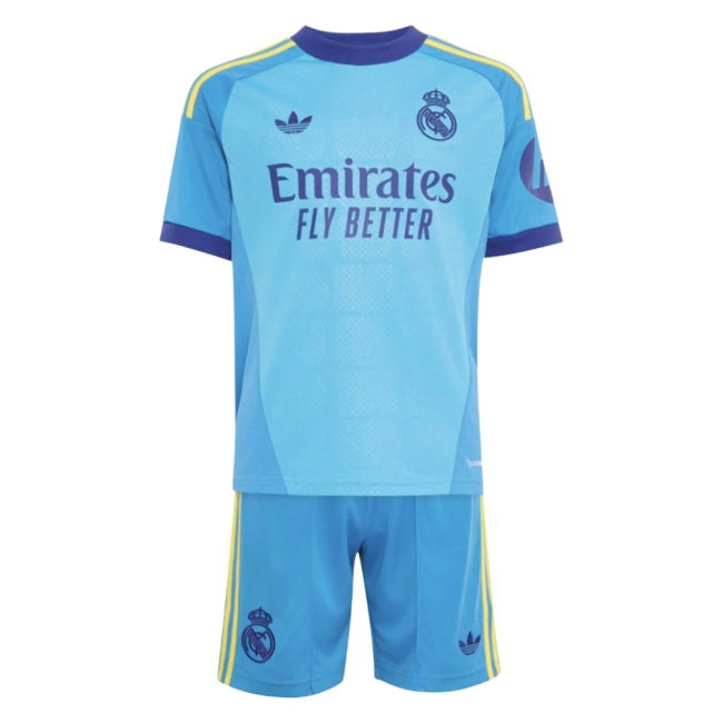 2026-2027 Real Madrid Away Goalkeeper Youth Kit (App Sky Rush) - Kids (Casillas 1)