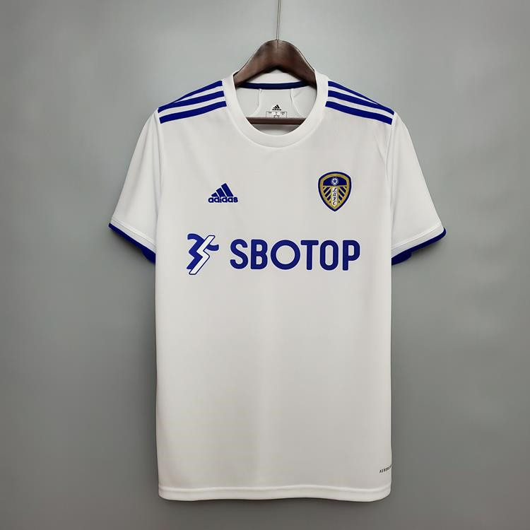 Moisture Wicking LEEDS UNITED FC 20-21 HOME WHITE SOCCER JERSEY