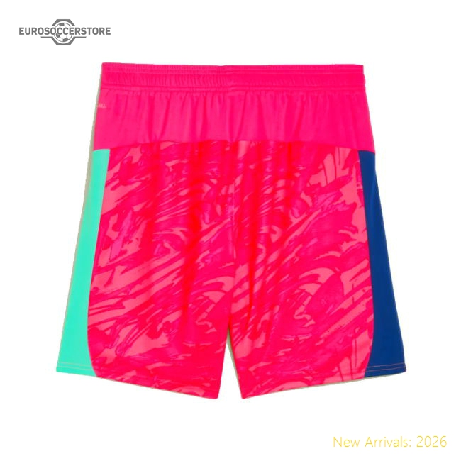 High-Quality Goalkeeper Home Shorts Pink 2025-2026 Man City