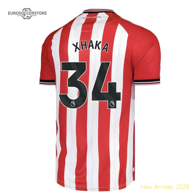 Official 2025-2026 Sunderland Home Shirt (xhaka 34) - Premium Quality