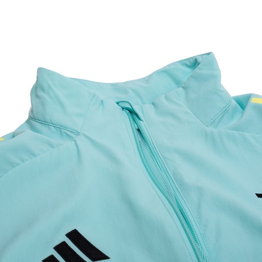 Juventus Training Travel Jacket Presentation Tiro 25 Semi Flash Aqua