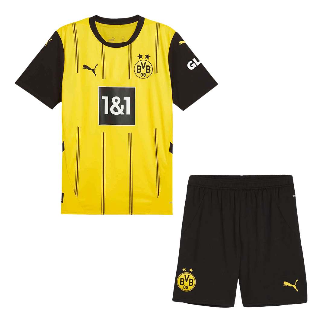 Borussia Dortmund Home Soccer Jersey Kit(Jersey+Shorts) 2024/25Authent