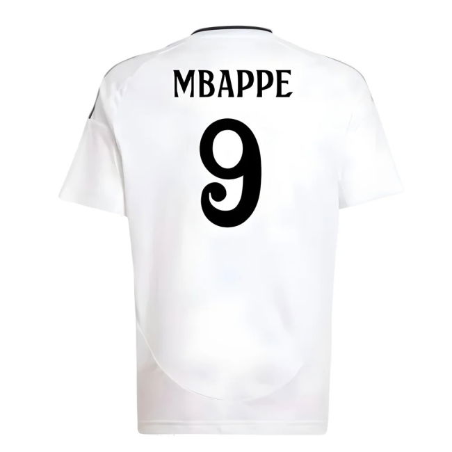Camiseta Real Madrid Niños Local 2024-2025 - Alta Calidad - Mbappe 9