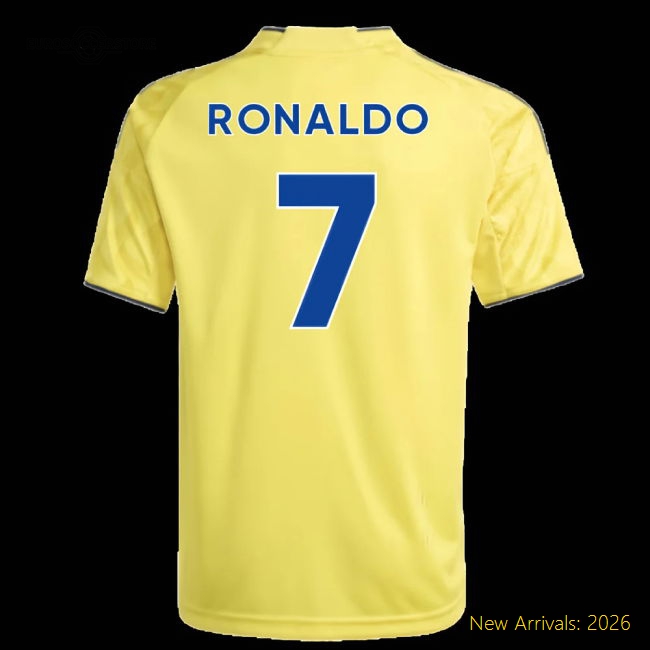 2025-2026 Al Nassr Home Shirt (Kids) (Ronaldo 7)