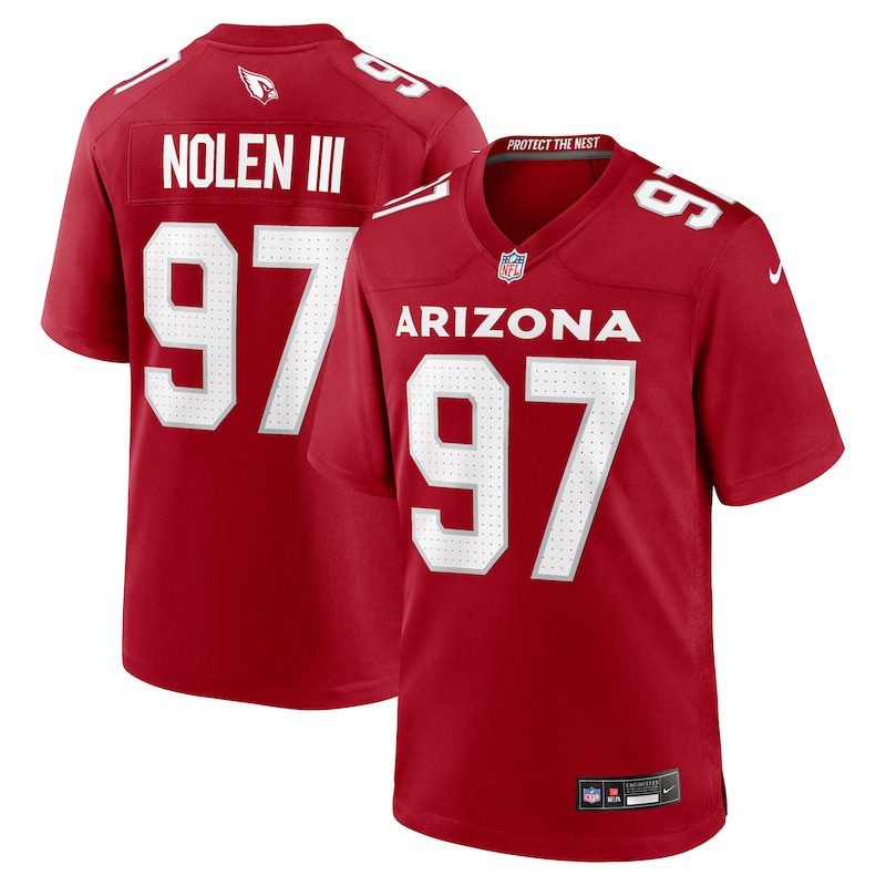 None Walter Nolen AZ Cardinals Elite Fan Favorite Game Day Wear