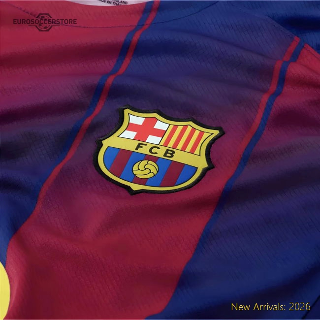2025-2026 Barcelona Home Top-tier Jersey Messi Nike Dri-fit