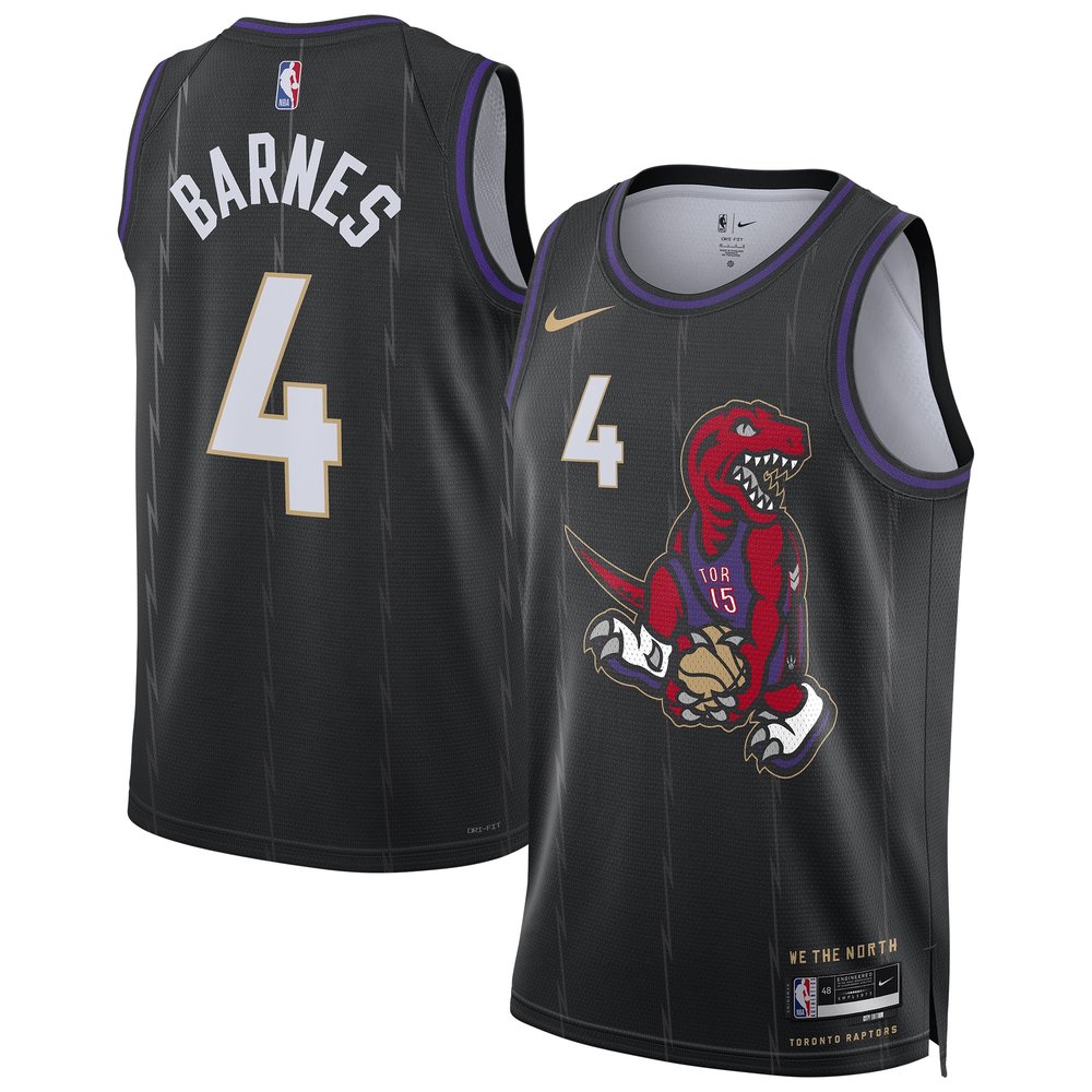Toronto Raptors Black Jersey - City Edition - Basketball Fan Gear