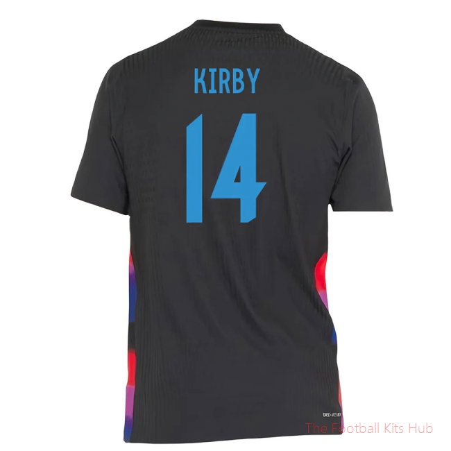 2025-2026 England WEC Authentic Away Shirt (Black) - Mens (KIRBY 14)