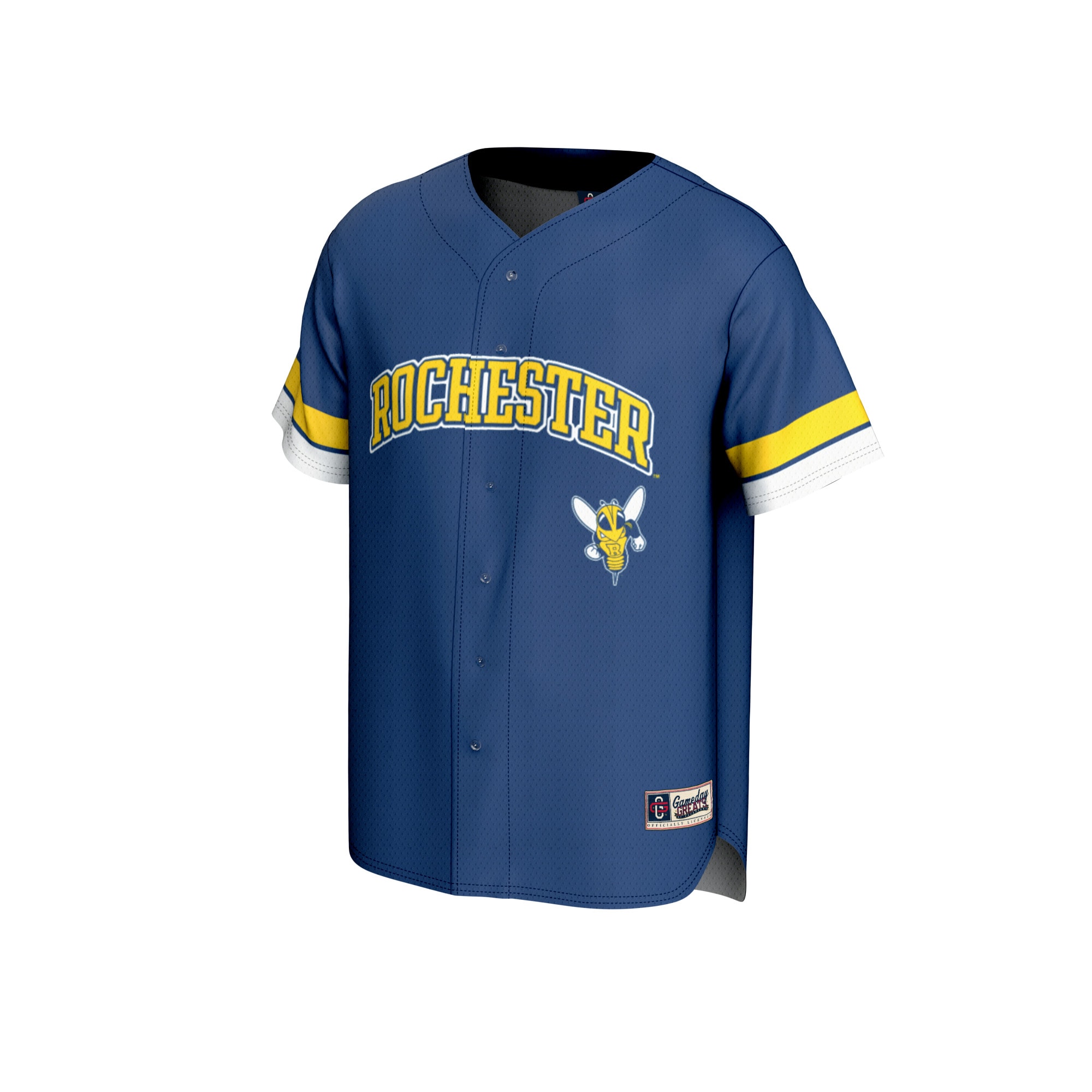 [DDG] Rochester Yellow Jackets GameDay Greats Youth Baseball Jersey - Blue