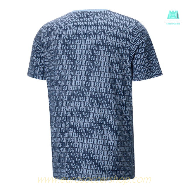 2024-2025 Man City ftblCulture Tee AOP (Navy) - Kids (Foden 47)