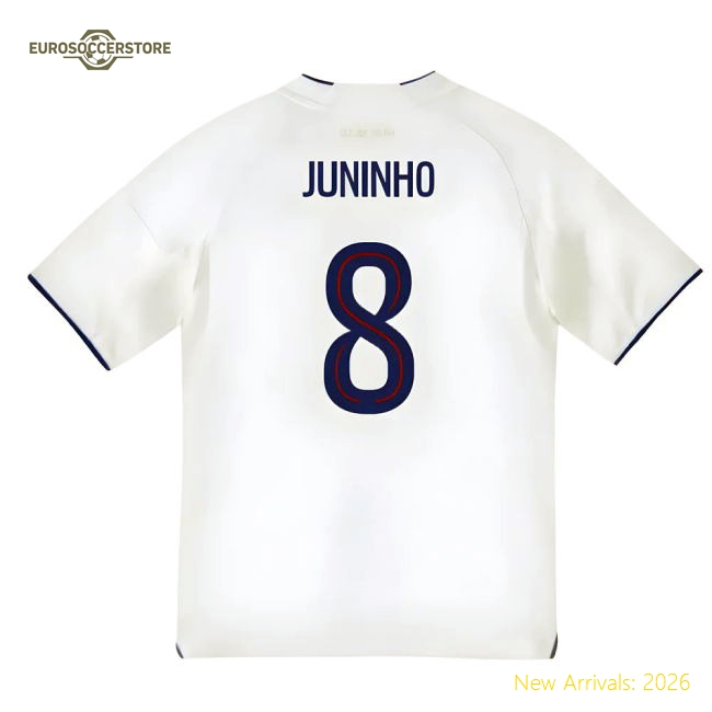 2025-2026 Olympique Lyon Home Shirt (Kids) (Juninho 8)