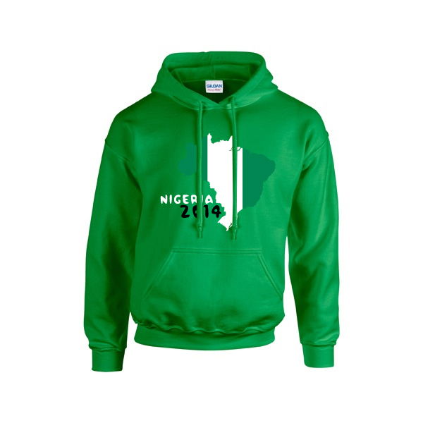 Aero-Dynamic Nigeria 2014 Country Flag Hoody (Green) Top-Tier