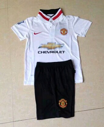 Kids Manchester United 1415 Away Soccer Jerseyshirtshorts - Official