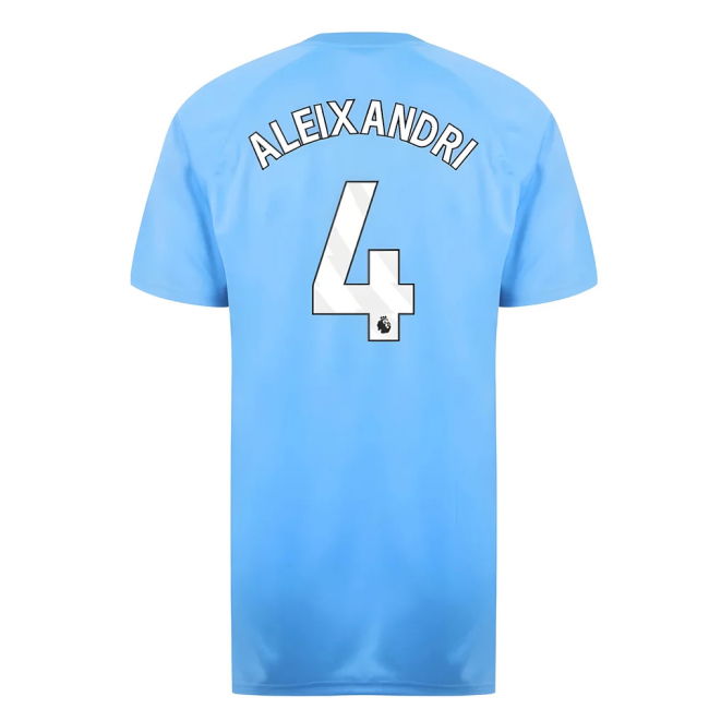 Football Man City Poly T Shirt Blue Aleixandri #4 Premium Quality D...